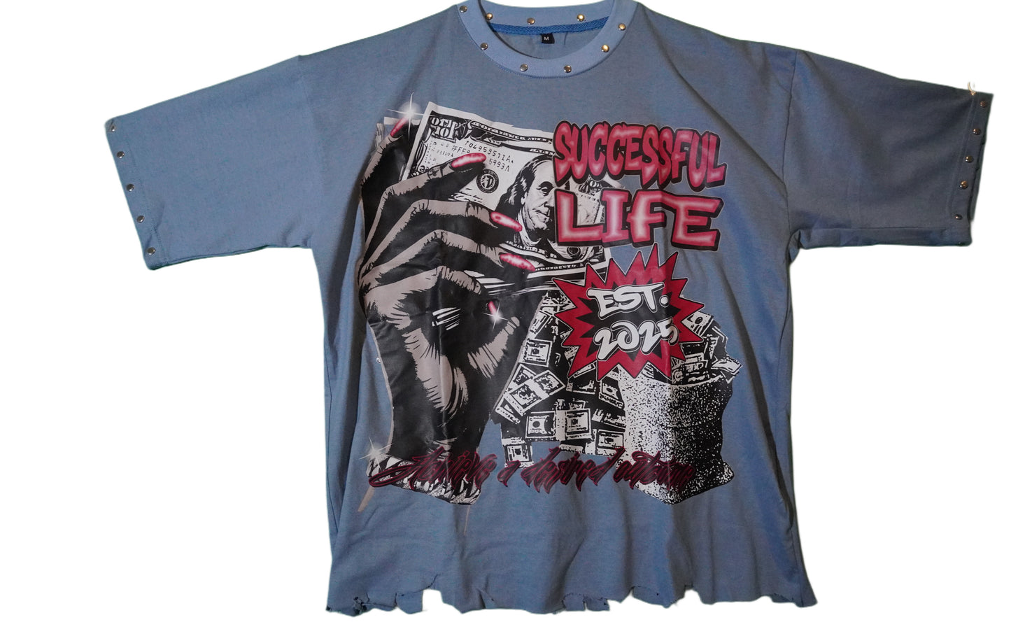 UNISEX BOXY CROP SUCCESSFUL LIFE T SHIRTS