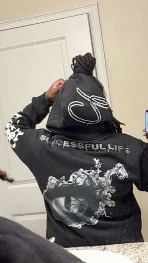 UNISEX OVERSIZED CROP SUCCESSFUL LIFE HOODIES