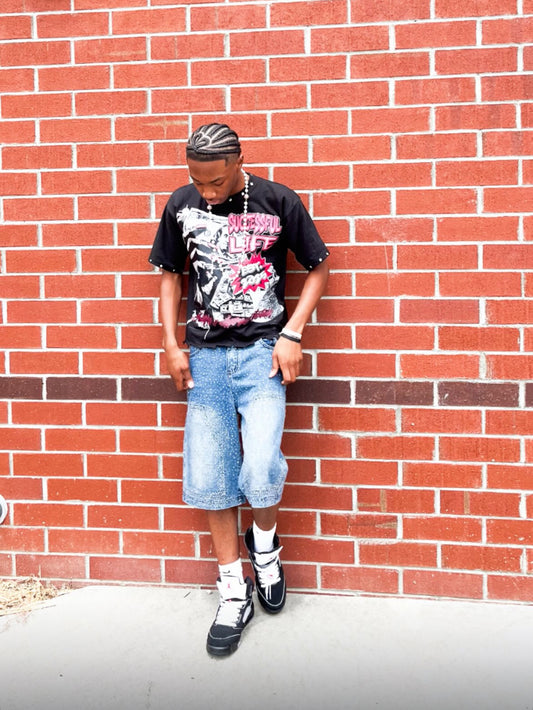 UNISEX BOXY CROP SUCCESSFUL LIFE T SHIRTS