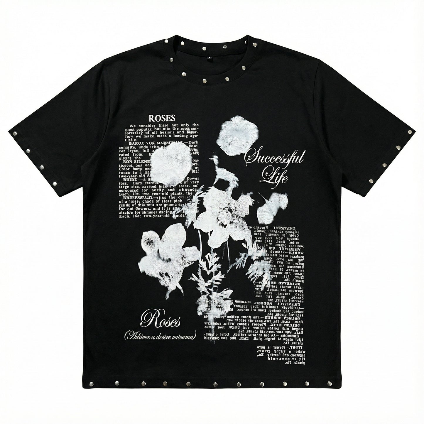 UNISEX SUCCESSFUL LIFE ROSE T-SHIRTS SETS